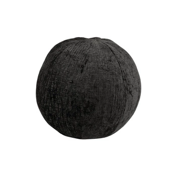 Poduszka czarna polyester Leith LET76BL