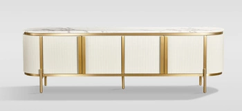 Komoda szafka RTV kremowa złota Stilig ST382C