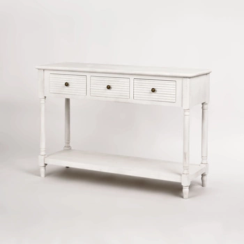 Konsola biała z szufladami Livorno LIV080-W