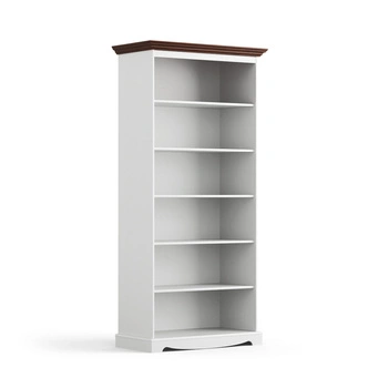 Regał sosnowy Belluno Elegante biały orzech Katmandu PL007B/O