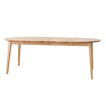 Stół dębowy okrągły 110 cm do 210 cm rozsuwany Orbetello Katmandu KULSR110_2X50