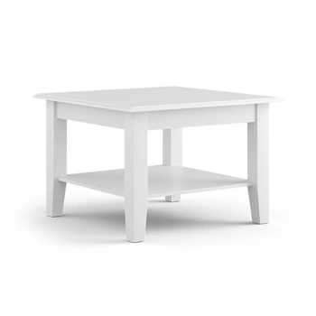 Ława sosnowa mała biała Belluno Elegante Katmandu PL029B
