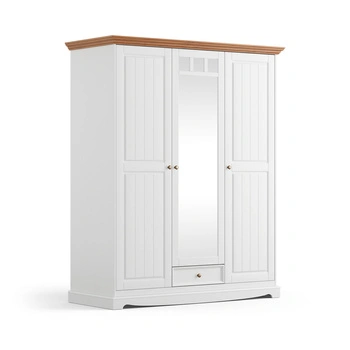 Szafa biała / dąb 3d Belluno Elegante Katmandu PL012B/D