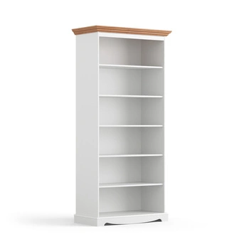Regał sosnowy Belluno Elegante biały dąb Katmandu PL007B/D