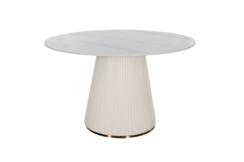Stół okrągły biały 120cm Modig M96